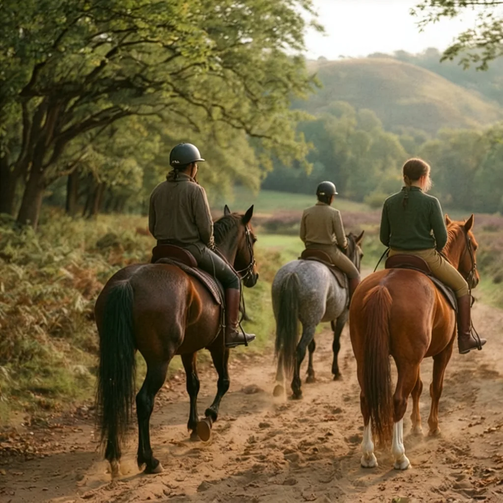 Balade à cheval en Creuse, autour de La Celle-Dunoise