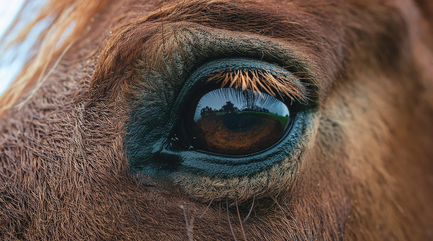 Un regard de cheval au Association Le Paradis de Pablo, La Celle-Dunoise